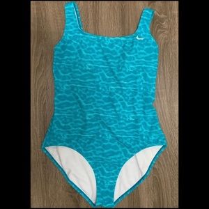 Nike One Piece Cheetah Print Swimsuit